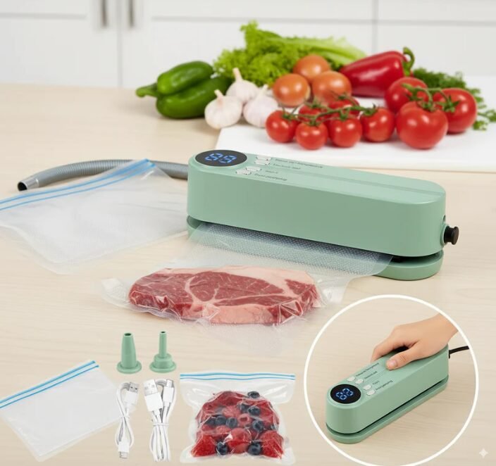 Machine Sous Vide Sans Fil 3 en 1 – Mise sous vide, Scellage Et Pompe externe – Image 2